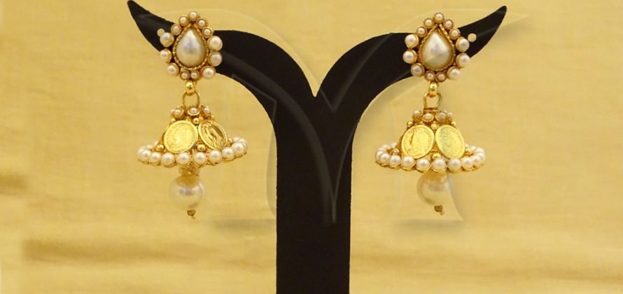 Coin Temple Jewellery Earrings