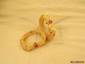 South Indian Temple Bangle Set
